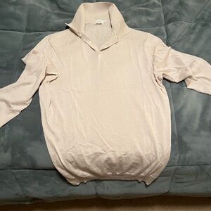Suitsupply cashmere silk long sleeve polo - never worn. No tags